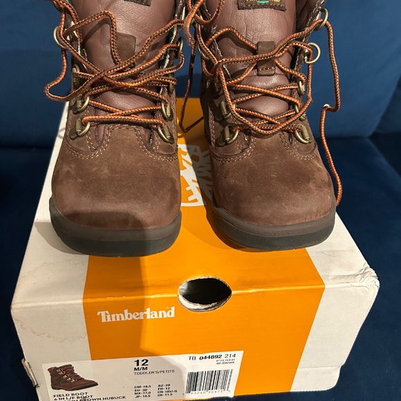 Timberland Hightop Beef and Broccoli’s/ Medium Brown field boot - Picture 2 of 4